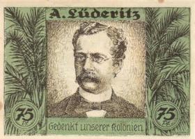 Német Birodalom / Weimari Köztársaság / Berlin 1921. 75Pf(6x) 6klf db, teljes sor T:I