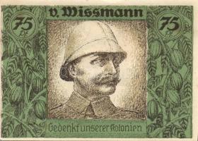 Német Birodalom / Weimari Köztársaság / Berlin 1921. 75Pf(6x) 6klf db, teljes sor T:I