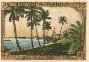 Német Birodalom / Weimari Köztársaság / Berlin 1921. 75Pf(6x) 6klf db, teljes sor T:I