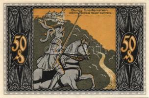 Német Birodalom / Weimari Köztársaság / Blankenburg 1921. 50Pf(5x) 5klf db, teljes sor T:I