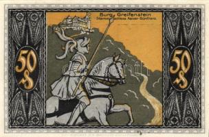 Német Birodalom / Weimari Köztársaság / Blankenburg 1921. 50Pf(5x) 5klf db, teljes sor T:I