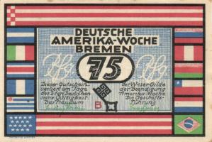 Német Birodalom / Weimari Köztársaság / Bremen 1923. 25Pf(2x) + 50Pf(2x) + 75Pf(2x) + 100Pf(2x) össz...