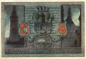 Német Birodalom / Weimari Köztársaság / Finsterwalde 1921. 25Pf + 50Pf + 75Pf 3klf db, teljes sor T:...