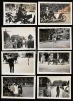 cca 1960-1970 Filmforgatás fotói, 8 db, 6x9 cm