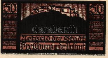 Német Birodalom / Weimari Köztársaság / Freyburg 1921. 50Pf(5x) 5klf db, teljes sor T:I