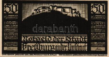 Német Birodalom / Weimari Köztársaság / Freyburg 1921. 50Pf(5x) 5klf db, teljes sor T:I