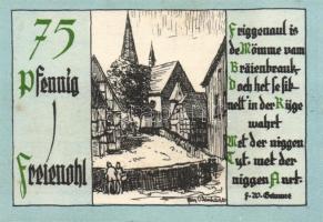 Német Birodalom / Weimari Köztársaság / Freienohl D.N. 25Pf(4x) + 50Pf(4x) + 75Pf(4x) + 1M(4x) össze...