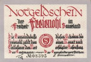 Német Birodalom / Weimari Köztársaság / Freienohl D.N. 25Pf(4x) + 50Pf(4x) + 75Pf(4x) + 1M(4x) össze...