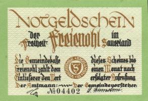 Német Birodalom / Weimari Köztársaság / Freienohl D.N. 25Pf(4x) + 50Pf(4x) + 75Pf(4x) + 1M(4x) össze...