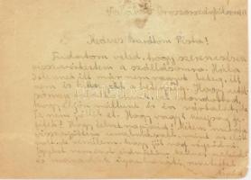 1944 Csendőr őrnagy által küldött tábori postai levelezőlap