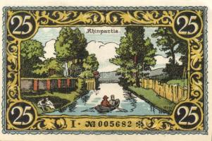 Német Birodalom / Weimari Köztársaság / Friesack 1921. 25Pf(3x) + 50Pf(3x) + 75Pf(3x) összesen 9klf ...