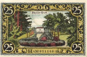 Német Birodalom / Weimari Köztársaság / Friesack 1921. 25Pf(3x) + 50Pf(3x) + 75Pf(3x) összesen 9klf ...