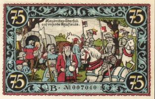 Német Birodalom / Weimari Köztársaság / Friesack 1921. 25Pf(3x) + 50Pf(3x) + 75Pf(3x) összesen 9klf ...