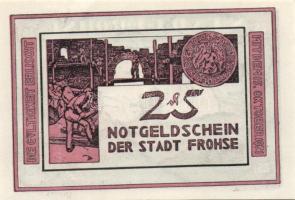 Német Birodalom / Weimari Köztársaság / Frose 1921. 25Pf + 50Pf + 75Pf 3klf db, teljes sor T:I