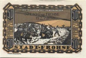 Német Birodalom / Weimari Köztársaság / Frose 1921. 25Pf + 50Pf + 75Pf 3klf db, teljes sor T:I