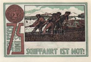 Német Birodalom / Weimari Köztársaság / Frose 1921. 25Pf + 50Pf + 75Pf 3klf db, teljes sor T:I