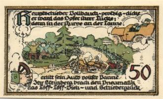 Német Birodalom / Weimari Köztársaság / Gatersleben 1921. 25Pf + 50Pf(4x) + 75Pf 6klf db, teljes sor...