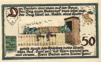 Német Birodalom / Weimari Köztársaság / Gatersleben 1921. 25Pf + 50Pf(4x) + 75Pf 6klf db, teljes sor...