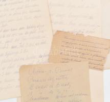 1918 Székesfehérvári k.u.k. 10. huszárezred okmányai: harctéri jelentések, parancsok, kézzel rajzolt...