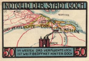 Német Birodalom / Weimari Köztársaság / Goch 1922. 50Pf(2x) + 75Pf(4x) 6klf db, teljes sor T:I