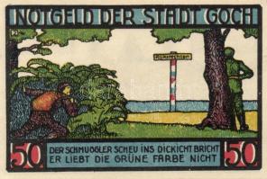 Német Birodalom / Weimari Köztársaság / Goch 1922. 50Pf(2x) + 75Pf(4x) 6klf db, teljes sor T:I