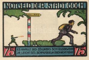 Német Birodalom / Weimari Köztársaság / Goch 1922. 50Pf(2x) + 75Pf(4x) 6klf db, teljes sor T:I