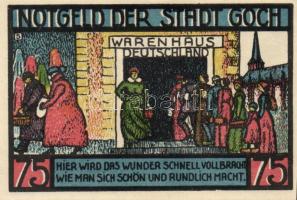 Német Birodalom / Weimari Köztársaság / Goch 1922. 50Pf(2x) + 75Pf(4x) 6klf db, teljes sor T:I