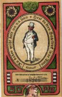 Német Birodalom / Weimari Köztársaság / Hamburg D.N. 50Pf(4x) 4klf db, teljes sor T:I