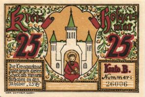 Német Birodalom / Weimari Köztársaság / Hofgeismar D.N. 25Pf + 50Pf + 75Pf + 1M + 1,5M összesen 5klf db, teljes sor T:I