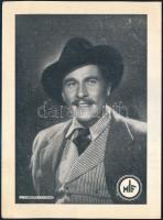 1943 A néma tanu c. olasz film (Amadeo Nazzari, Ivana Claar, stb.) ismertető prospektusa, fekete-feh...