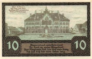 Német Birodalom / Weimari Köztársaság / Johannisburg 1920. 5Pf + 10Pf + 25Pf + 50Pf 4klf db, teljes ...