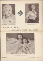 1942 Lidércfény c. német film (Kristina Söderbaum, Kurt Meisel, Paul Klinger, stb.) képes ismertetőj...