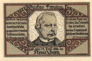 Német Birodalom / Weimari Köztársaság / Kreuzburg D.N. 1M(3x) 3klf db, teljes sor T:I