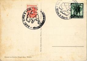 1938 März 13. Ein Volk, ein Reich, ein Führer! / Adolf Hitler, NSDAP German Nazi Party propaganda, m...