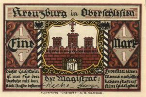 Német Birodalom / Weimari Köztársaság / Kreuzburg D.N. 1M(3x) 3klf db, teljes sor T:I