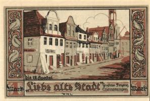 Német Birodalom / Weimari Köztársaság / Kreuzburg D.N. 1M(3x) 3klf db, teljes sor T:I