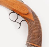 Flobert pisztoly. Liege XIX. sz. szép állapotban 36 cm