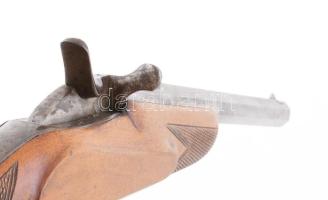 Flobert pisztoly. Liege XIX. sz. szép állapotban 36 cm