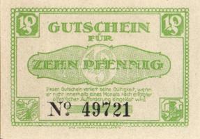 Német Birodalom / Weimari Köztársaság / Lehrte 1921. 5Pf + 10Pf + 25Pf + 50Pf 4klf db, teljes sor T:...