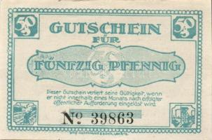Német Birodalom / Weimari Köztársaság / Lehrte 1921. 5Pf + 10Pf + 25Pf + 50Pf 4klf db, teljes sor T:...