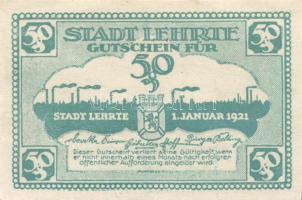 Német Birodalom / Weimari Köztársaság / Lehrte 1921. 5Pf + 10Pf + 25Pf + 50Pf 4klf db, teljes sor T:...