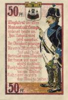 Német Birodalom / Weimari Köztársaság / Lemgo 1921. 10Pf + 25Pf + 50Pf 3klf db, teljes sor T:I