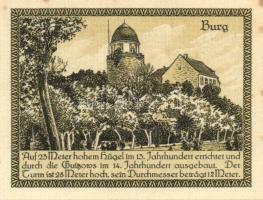 Német Birodalom / Weimari Köztársaság / Lenzen D.N. 50Pf(3x) + 75Pf(3x) 6klf db, teljes sor T:I