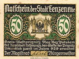 Német Birodalom / Weimari Köztársaság / Lenzen D.N. 50Pf(3x) + 75Pf(3x) 6klf db, teljes sor T:I