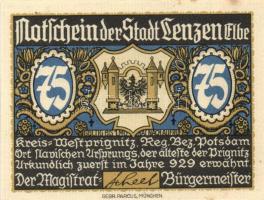 Német Birodalom / Weimari Köztársaság / Lenzen D.N. 50Pf(3x) + 75Pf(3x) 6klf db, teljes sor T:I