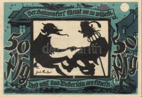 Német Birodalom / Weimari Köztársaság / Lichtenstein-Callnberg 1921. 50Pf(5x) 5klf db, teljes sor T:...