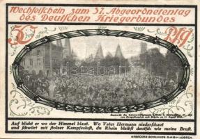 Német Birodalom / Weimari Köztársaság / Lübeck 1921. 50Pf(5x) 5klf db, teljes sor T:I