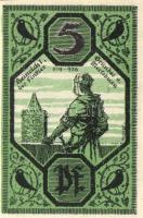 Német Birodalom / Weimari Köztársaság / Merseburg 1921. 5Pf + 10Pf + 20Pf + 50Pf(6x) összesen 10klf ...