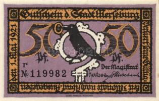 Német Birodalom / Weimari Köztársaság / Merseburg 1921. 5Pf + 10Pf + 20Pf + 50Pf(6x) összesen 10klf ...