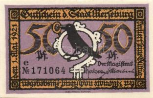 Német Birodalom / Weimari Köztársaság / Merseburg 1921. 5Pf + 10Pf + 20Pf + 50Pf(6x) összesen 10klf ...